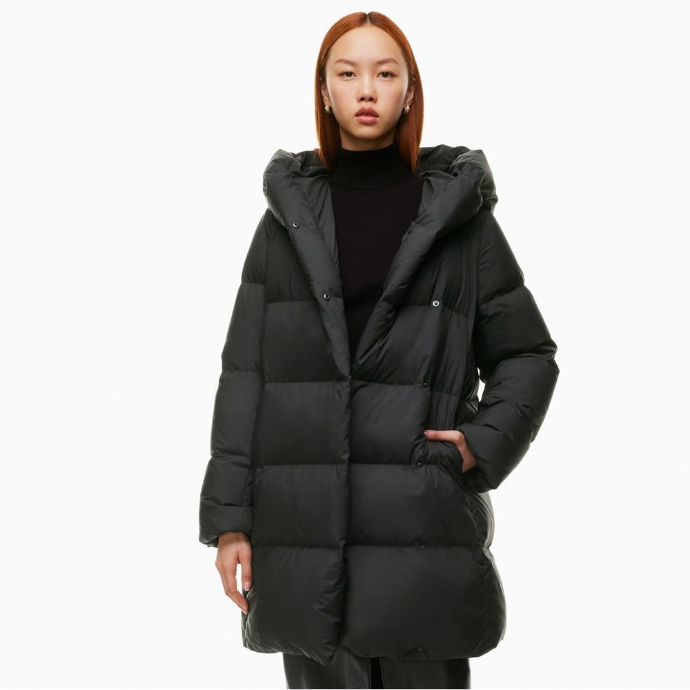 Aritzia Babaton Black Duvet Puffer